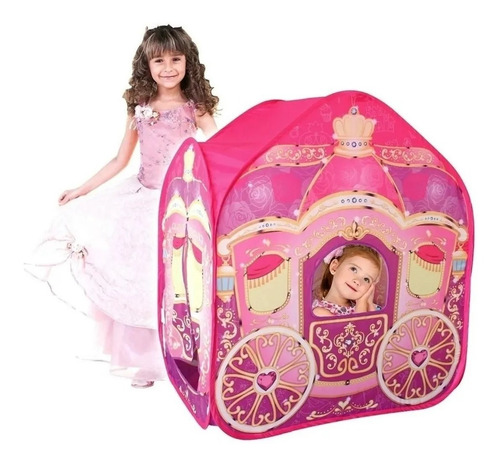Carpa Infantil Play Casita Carruaje Princesas Nenas Reforzad