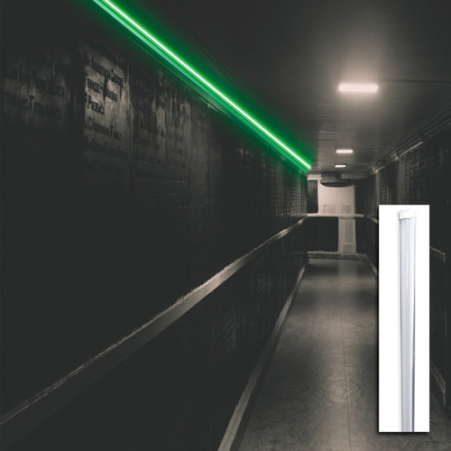 Lampara Tubo Led T8 Luz Verde 18w 120cm