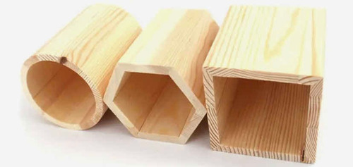 Portalapices De Madera Organizador Cubo