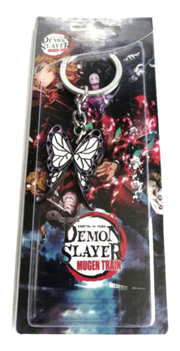 Demon Slayer Mariposa Shinobu Llavero Metálico 