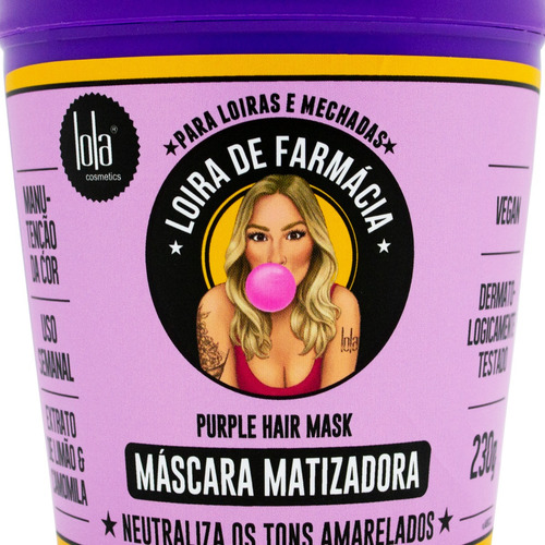 Lola Loira De Farmácia Shampoo + Máscara Matizadora Silver