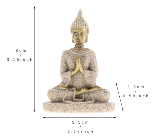 Buda Ganesh Sentado 8x5,5x2,5cm Tipo 5 Tipo 5