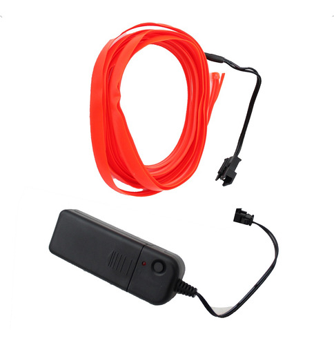 Luz Led Naranja Para Casco 5 Vcc 2m