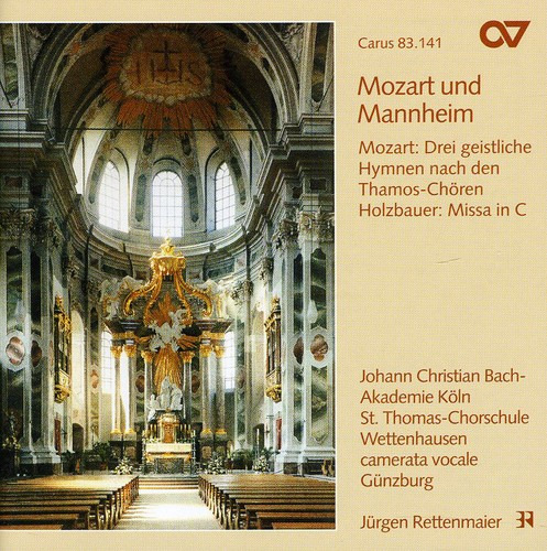 Holzbauer//mozart//rettenmaier//jc Bach Academy Mass I Cd