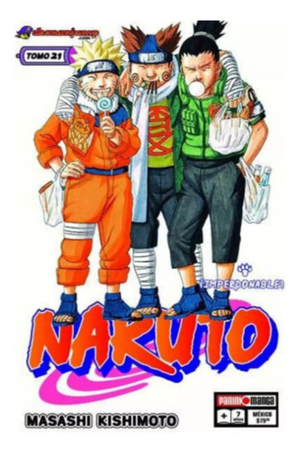 Naruto Tomo N.21 Panini Anime Español