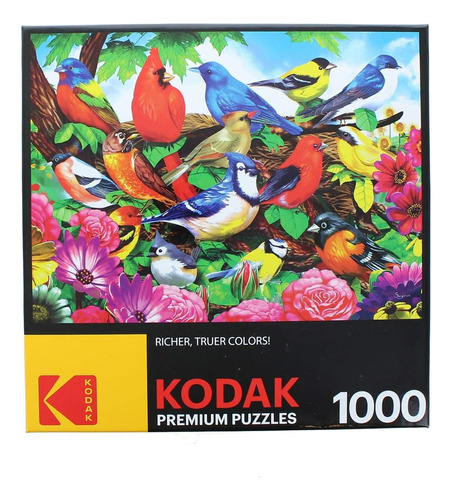 Rompecabezas Premium Kodak De 1000 Piezas - Pájaros Amistoso
