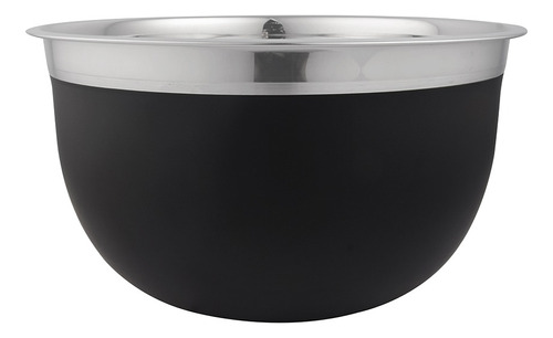 Bowl Acero Inox D17cm Exterior Negro Mate