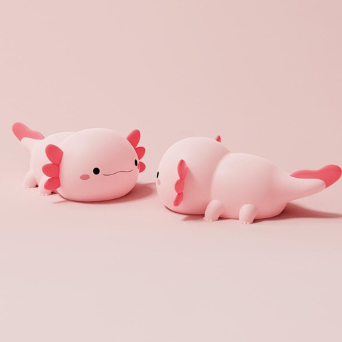 Para Linda Luz Nocturna Axolotl Para Recámara De Niños