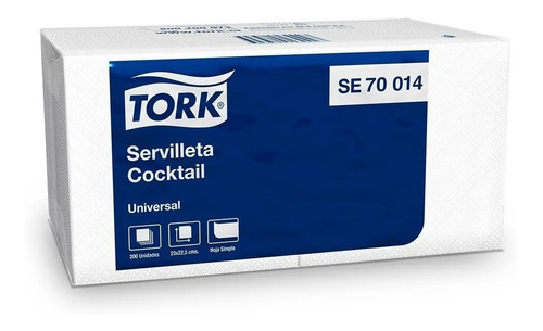 Servilleta Cocktail Tork Universal 24 Paquetes 200 Unidades