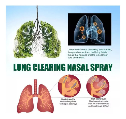 3pcs Limpiador Y Reparador De Pulmones Base Hierbas
