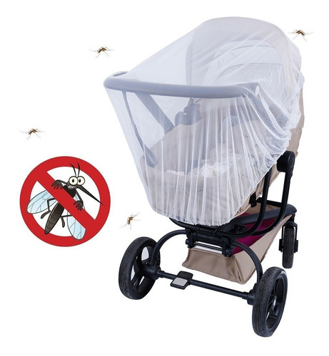 Imagen 1 de 4 de Mosquitero Tul Bebe Repelente Natural Anti Mosquitos 180x150