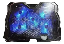 Comprar Cooler Para Laptop Regulable Altura 5 Ventiladores 2 Usb Led