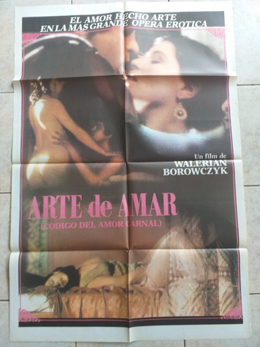 Poster Afiche Cine Erótico - Arte De Amar *