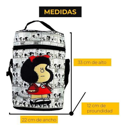 Imagen 5 de 8 de Equipo De Mate Completo Mafalda Regalo Cuero Set Kit Matero
