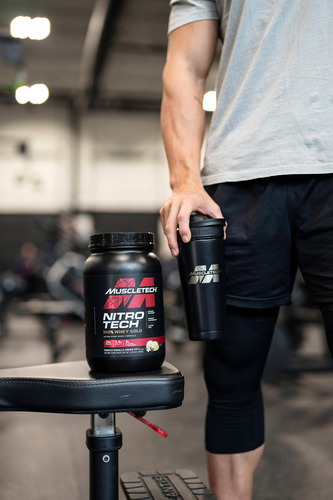 Combo X2 Proteína Muscletech Nitro Tech 100% Whey Gold X 2lb Sabor Strawberry Shortcake (frutilla)