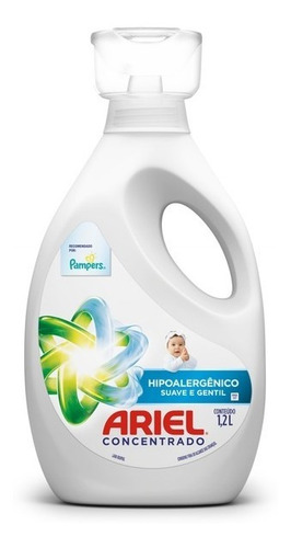 Sabão Líquido Ariel Suave E Gentil Concentrado 1.2l