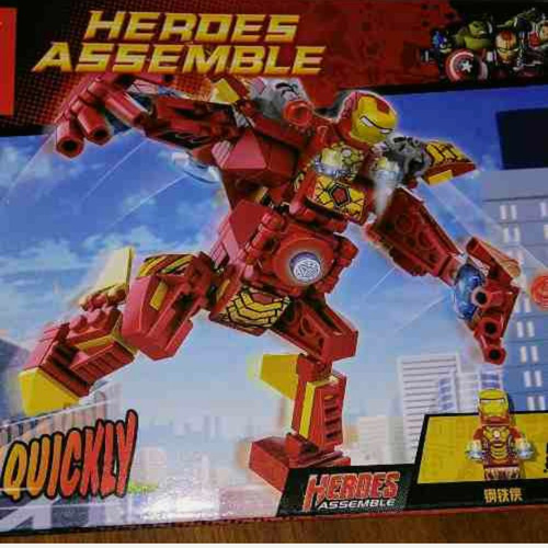 Juguetes Legos Robot Ironman 117 Pcs Combinables Con Spiderm
