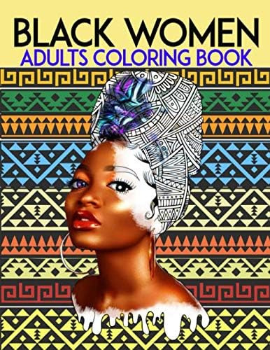 Libro: Libro Para Colorear Para Mujeres Negras Y Adultas: Áf