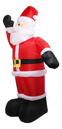Papá Noel Inflable Navideño Para Decoración De Patio De Papá