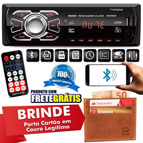 Mp3 Player + Brinde Frete Grátis Vw Crossfox Som Automotivo