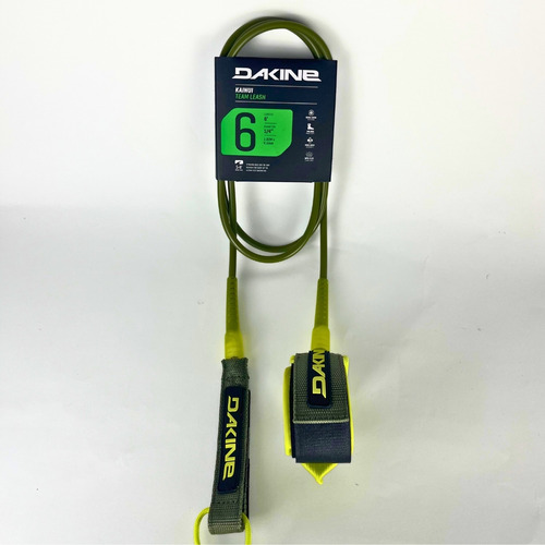 Leash Dakine Surf Kainui Team 6' X 1/4  Utility Green