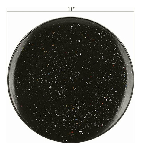 Zak Designs Platos Para Ensalada, Color Negro