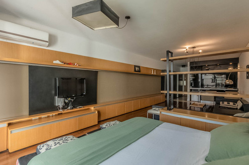 Depto De Categoria ,amoblado, Renta Fija, Balcón Y Full Amenities - Torre Iq Callao - Recoleta