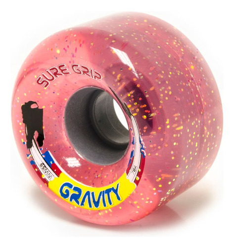Sure-grip Gravity Glitter - Ruedas Para Patinaje, Color Ros.