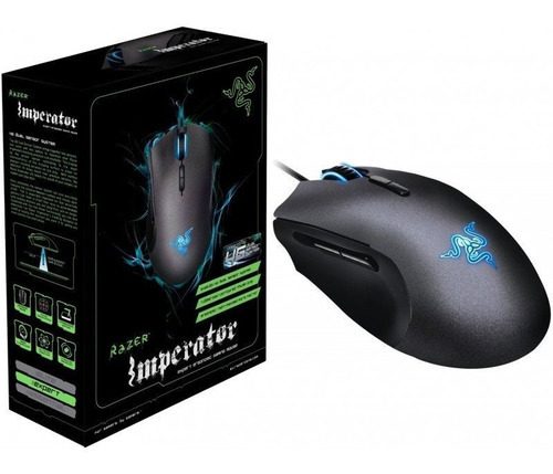 Mouse Razer Gamer Razer Imperator 4g Sensor Duplo Cor Preto