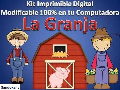 Kit Imprimible   Fiesta De La Granja