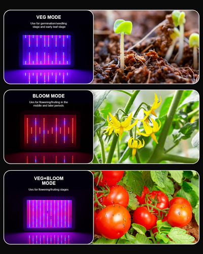 Led Grow Light Koscheal 1200w De Espectro Completo Para Plan