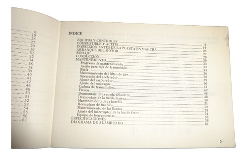 Honda Mb 100- H100 1979 Libro Manual Original