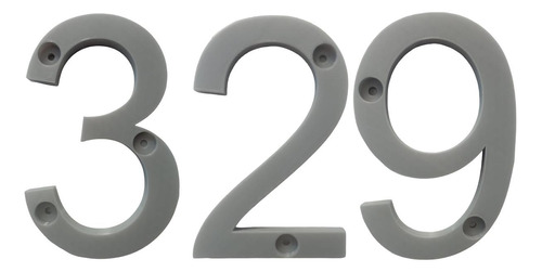 Números 3d Residencias, Mxdgu-329, Número 330,  17.7cm Altur