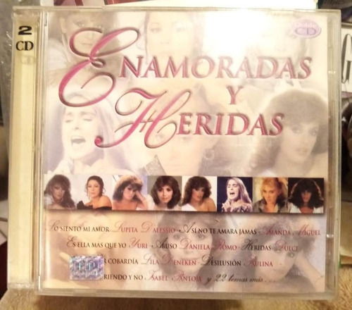 Cds Románticas Inolvidables Y Enamoradas Y Heridas (Usado)