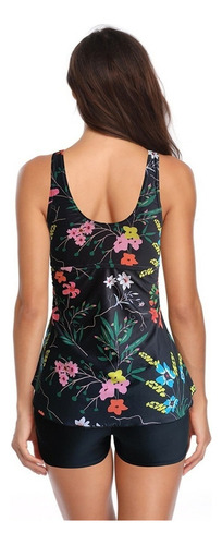 . Conjunto De Tankini Push Up De Talla Grande, Traje De