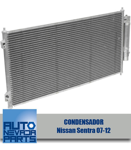 Condensador Para Nissan Sentra Del 2007 Al 2012.