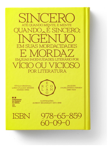 Lord Lyllian - Missas Negras, De Fersen, Jacques. Editorial Ercolanoeditora, Capa Mole Em Português