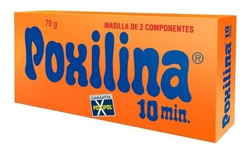 Adhesivo Poxilina Masilla De Dos Componentes 70 Grs