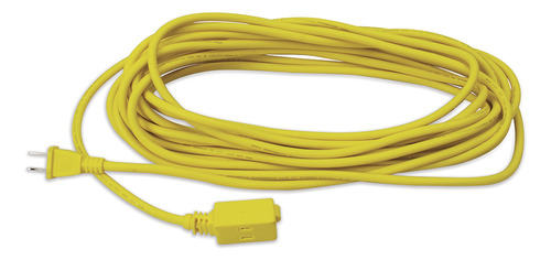 Extensión Eléctrica Uso Rudo Polarizada Color Amarillo, 12 M