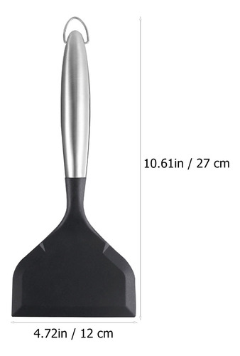 Pala De Silicona De Acero Inoxidable, Espátula Para Cocinar,
