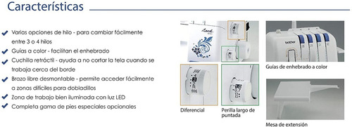 Maquina Remalladora Brother 3534dt Overlock Doméstica