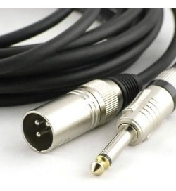 Cable De Microfono Canon  / Plug 3 Metros Exelente Calidad