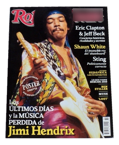 Rolling Stone 84 Portada Jimi Hendrix Abril 2010 Mexico