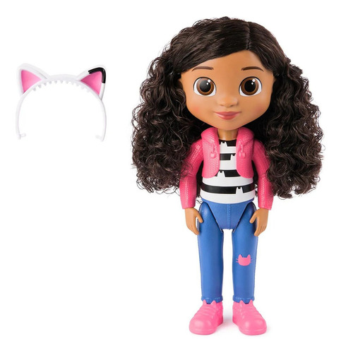 Gabby 32cm Com Tiara Removível - Casa De Bonecas Mágica