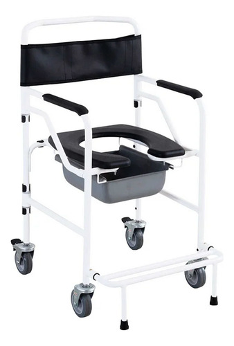 Cadeira Sanitária Higiênica Dobravel Ortobras Be 150kg 44cm