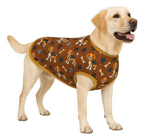 Capa De Polar Para Perro Talla 7xl 87 Cm Labrador, Golden