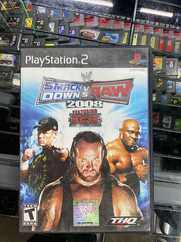 Wwe Smackdown Vs Raw 2008 Ps2 (Reacondicionado)