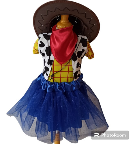 Disfraz Niña Tipo Woody Vaquerita Toy Story Cosplay