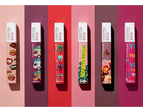 Labial Líquido Maybelline Matte Ink By Ashley Longshore