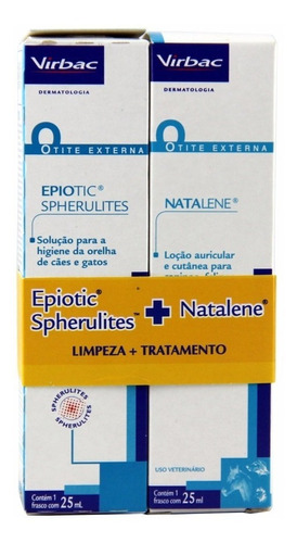 Kit Natalene + Epiotic Spherulites 25ml Cães E Gatos 25ml
